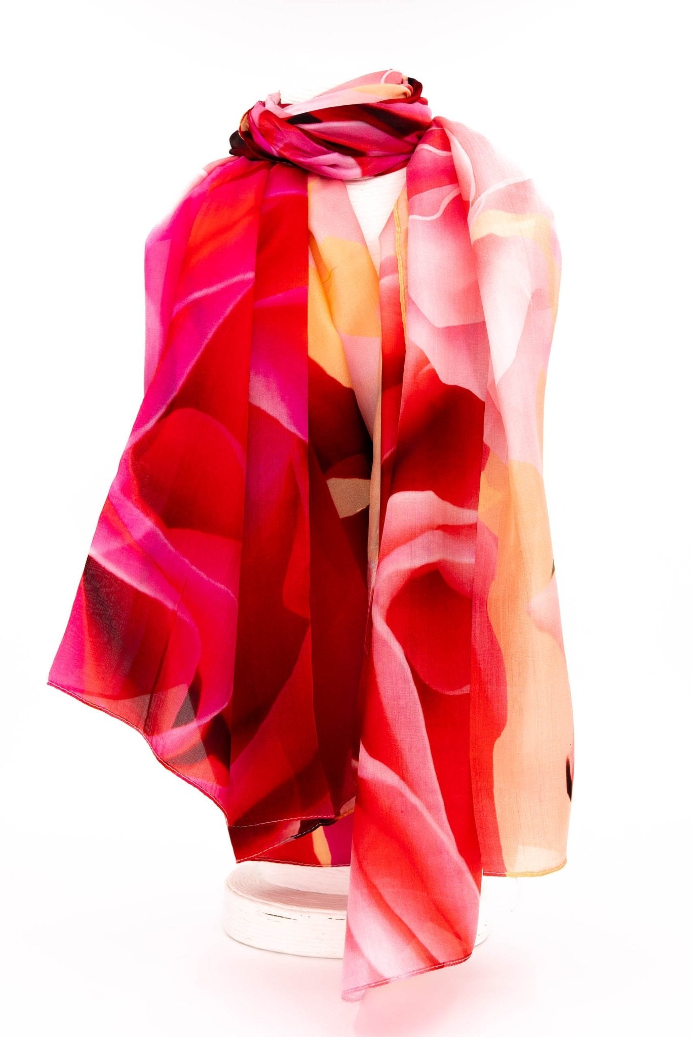 Sciarpa seta roselline - KLK