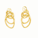 Braided wire earrings