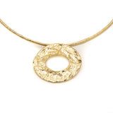 Collana fatta a mano in ottone.  Altezza pendente:  3,5 cm  Materiali: ottone