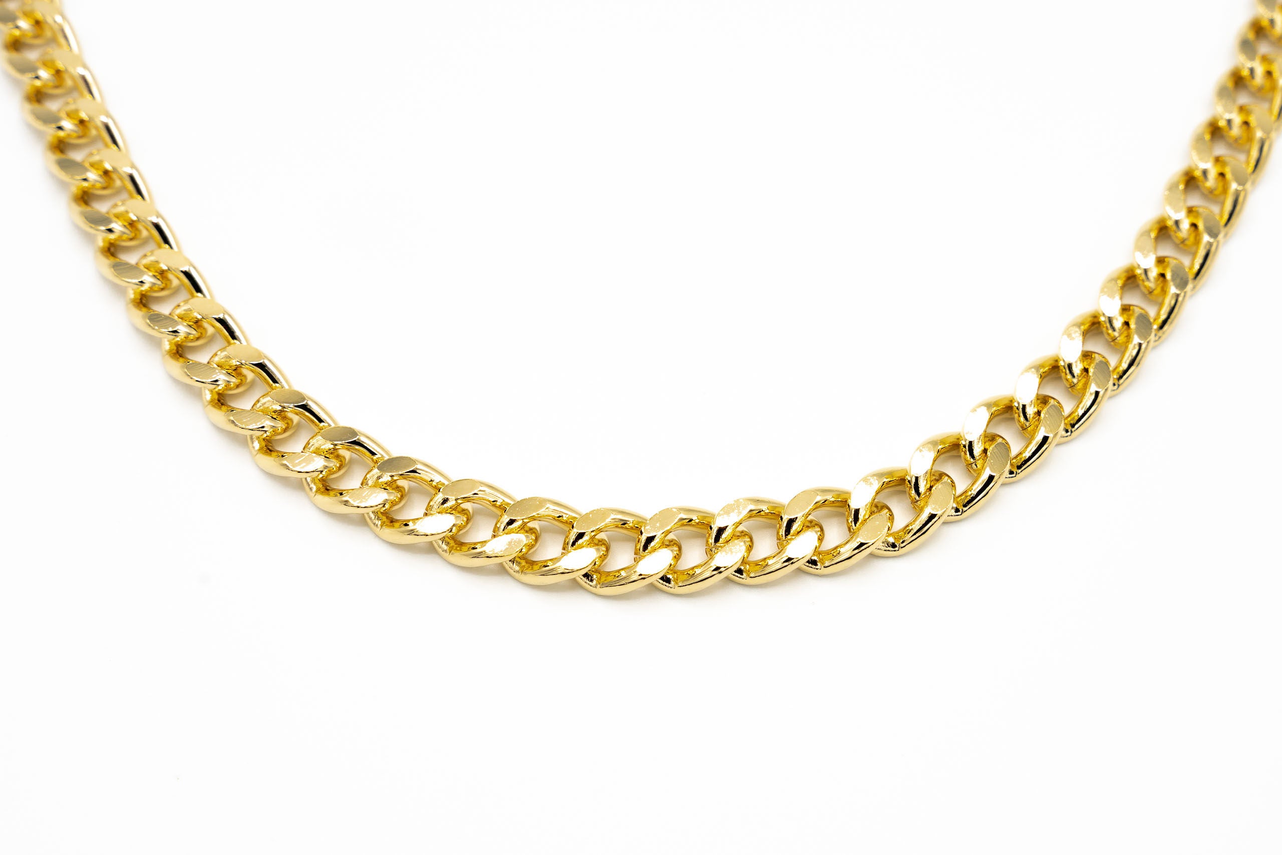 Collana catena corta stretta oro KLK