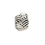 Anello intreccio onde - KLK