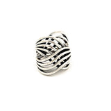 Anello intreccio onde - KLK