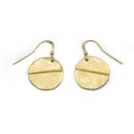 Orecchini tondino graffiato - KLK
